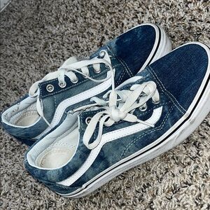 Vans Blue Denim Kids Sneakers